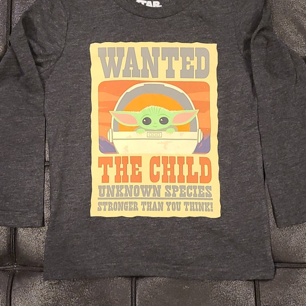 Baby Yoda Long Sleeve Shirt NEW
